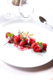 Plat gustatif, Restaurant étoilé Michelin Gard, Maison Chenet Entre Vigne et Garrigue