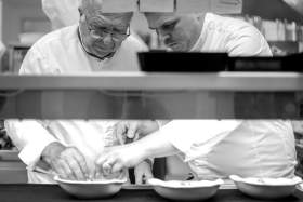 Serge &amp; Maxime, Maison Chenet, Entre Vigne et Garrigue, Restaurant Pujaut