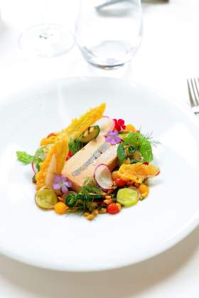 Plat, Restaurant étoilé dans le Gard, Carte &amp; Menu, Maison Chenet Entre Vigne et Garrigue